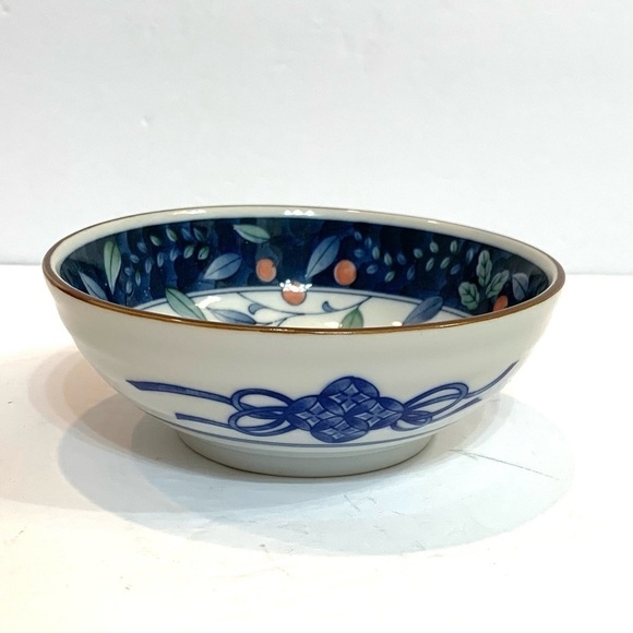 Vintage Japanese Rice Bowl Cherry Design 5” - Picture 2 of 5